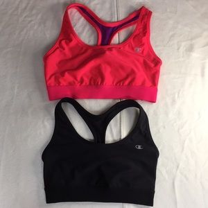 B11 Bundle Of 2 Champion Racerback Sports Bras Medium & Small Fit A B C D Cup